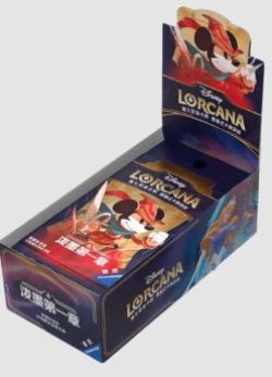 CARTE DISNEY LORCANA  - THE FIRST CHAPTER - BOOSTER (VERSION CHINOISE)